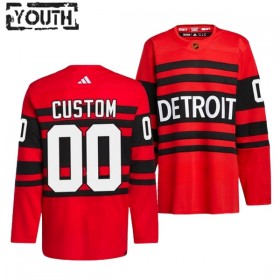 Detroit Red Wings tröja Customized Adidas 2022-23 Röd Reverse Retro 2.0 Authentic - NHL Tröjor Barn